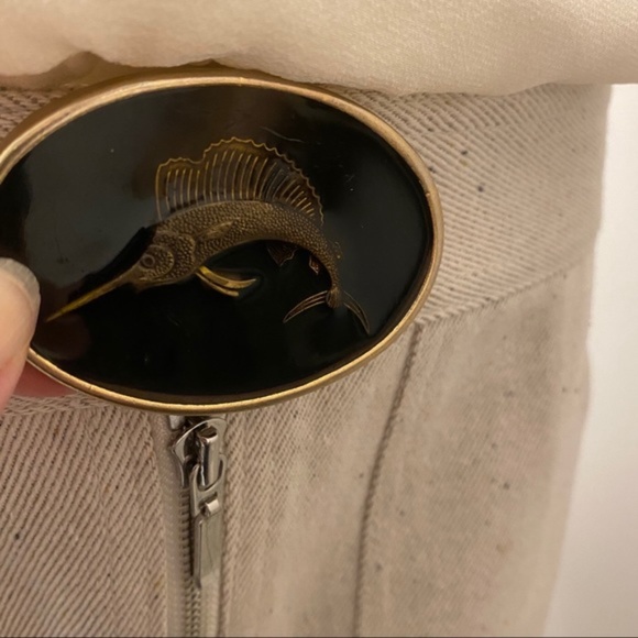 VINTAGE Swordfish Mens Fish Belt Buckle! GQ Marlin - Picture 8 of 8